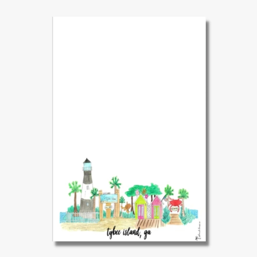 Tybee Island, GA Tea Towel