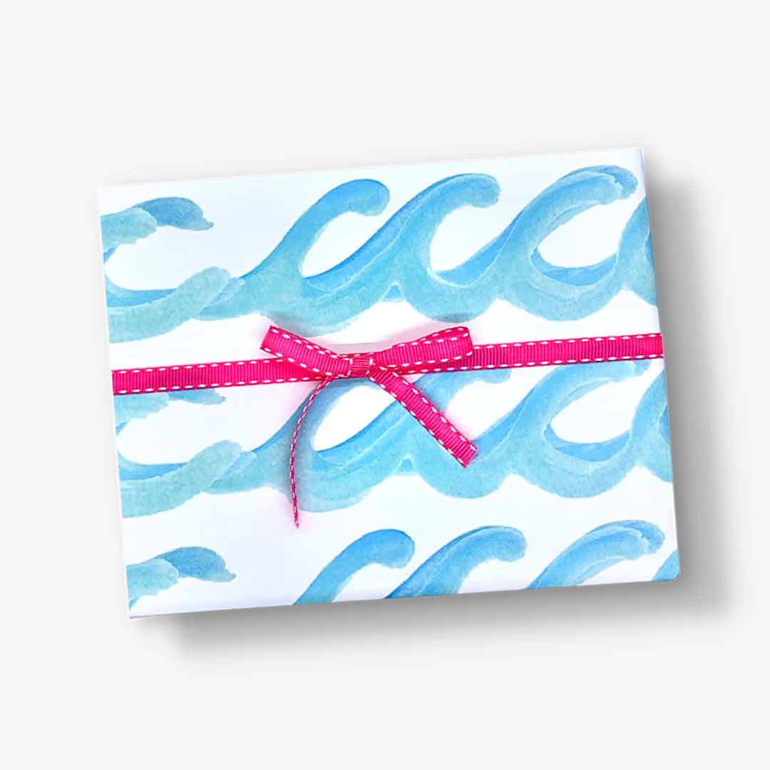 coastal nautical gift wrap